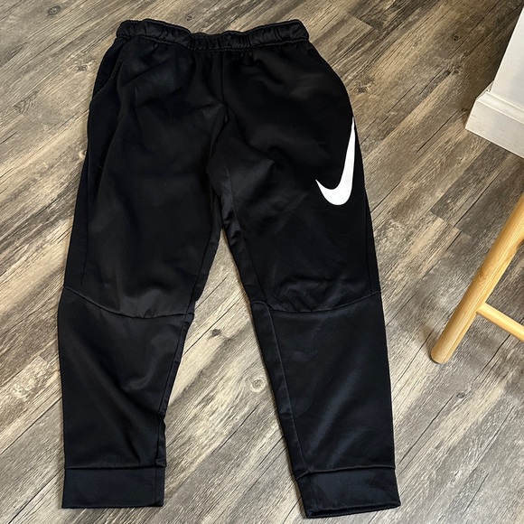 Nike Other - Nike Black Joggers‎ with White Swoosh - Kids